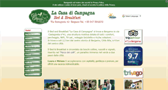 Desktop Screenshot of lacasadicampagnabg.com